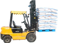 托盤(pán)與機(jī)械叉車(chē)的配合使用場(chǎng)景